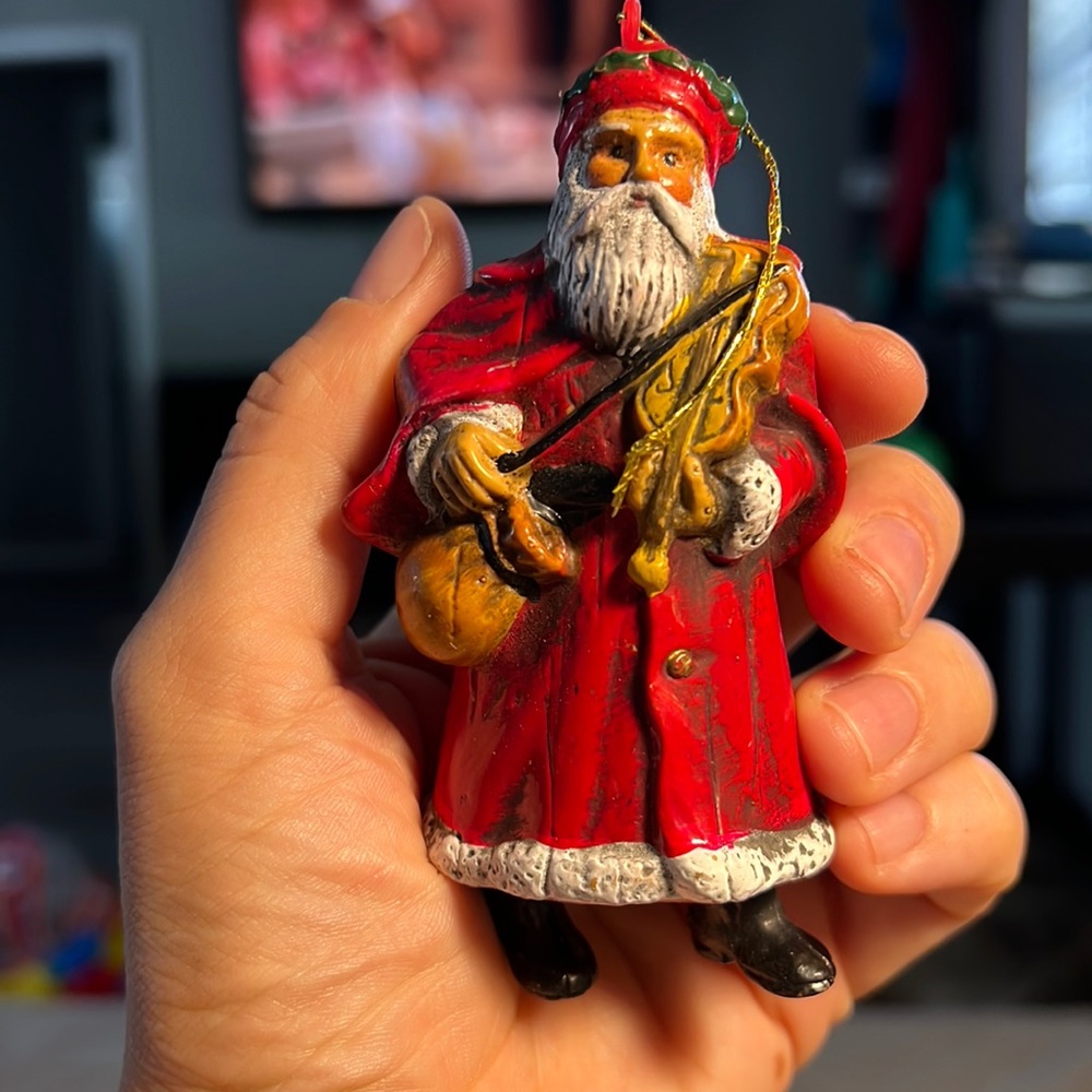 Christmas tree toy plastic vintage
